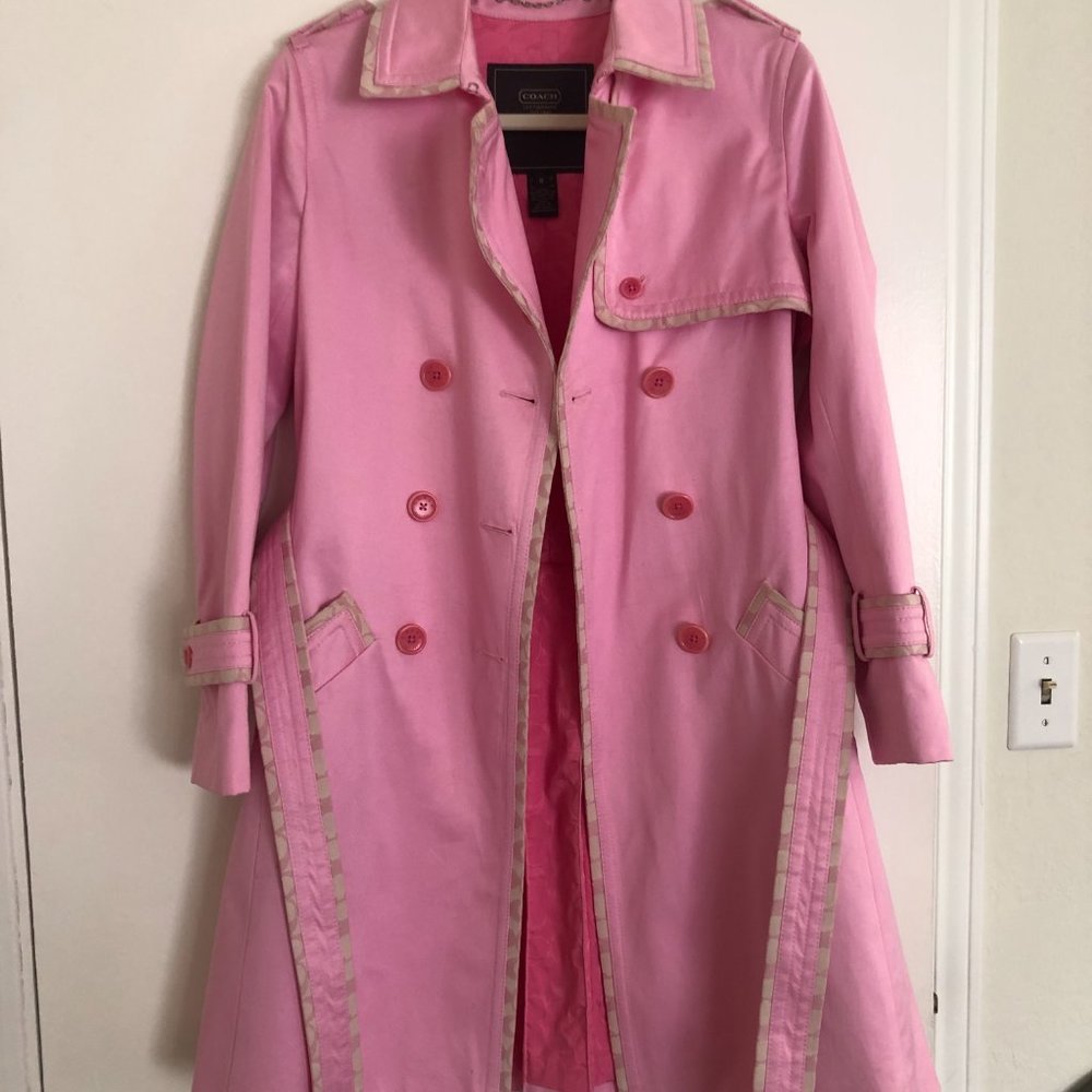 Coach Trench - Pink - Size 4